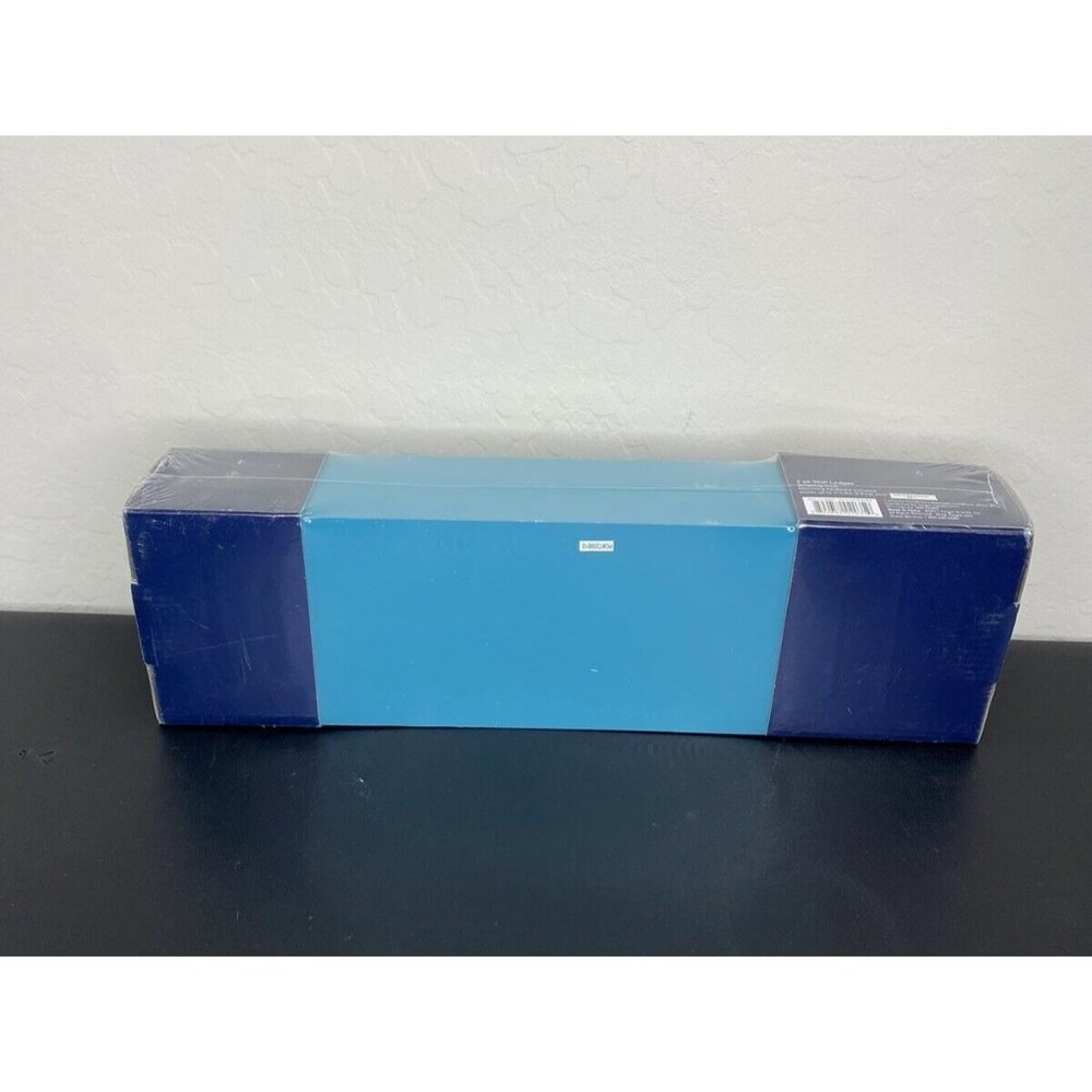 Pair of Room Essentials Teal Wall Ledge Black Shelf 15" x 4.5"x 1.25" Seagoing - Picture 4 of 7